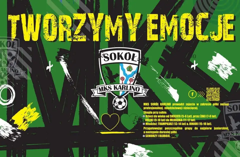 Wakacyjne zajęcia piłkarskie dla dzieci w Karlinie – trening z seniorami