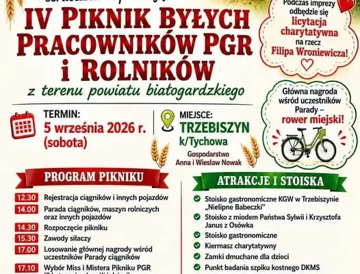 IV Piknik Byłych Pracowników PGR i Rolników w Trzebiszynie 5 września