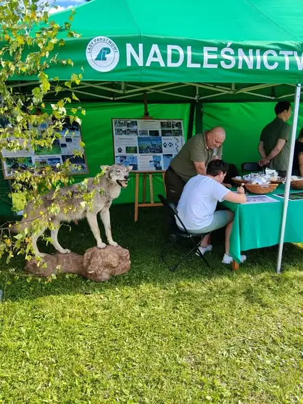 Nadleśnictwo Tychowo uczyło o wilkach na Dożynkach Gminnych