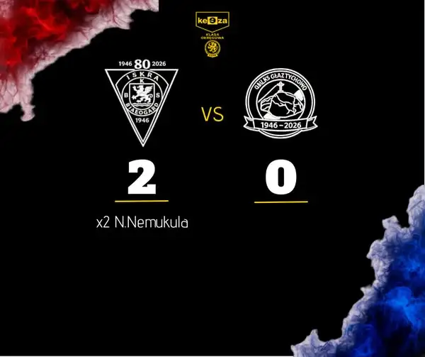 ISKRA GŁAZ 2:0 – trzecie zwycięstwo z rzędu!