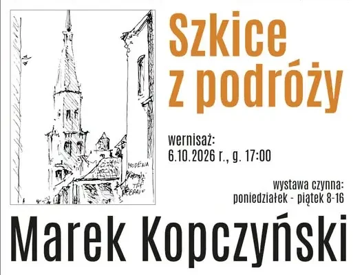 Szkice z podróży Marka Kopczyńskiego w Galerii Sztuki w Białogardzie