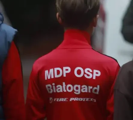 Młodzieżowa Drużyna Pożarnicza z Białogardu szkoliła się w obsłudze gaśnic